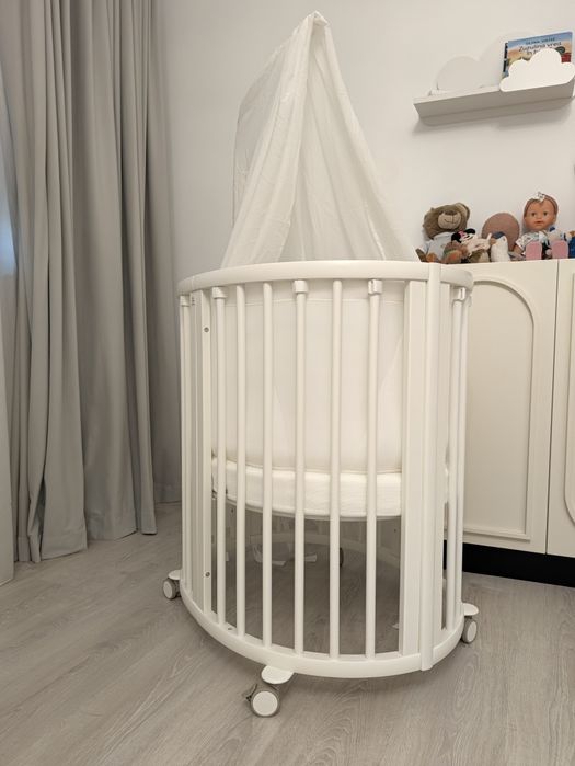 Pătuț Stokke Sleepi mini v3 0-6 luni