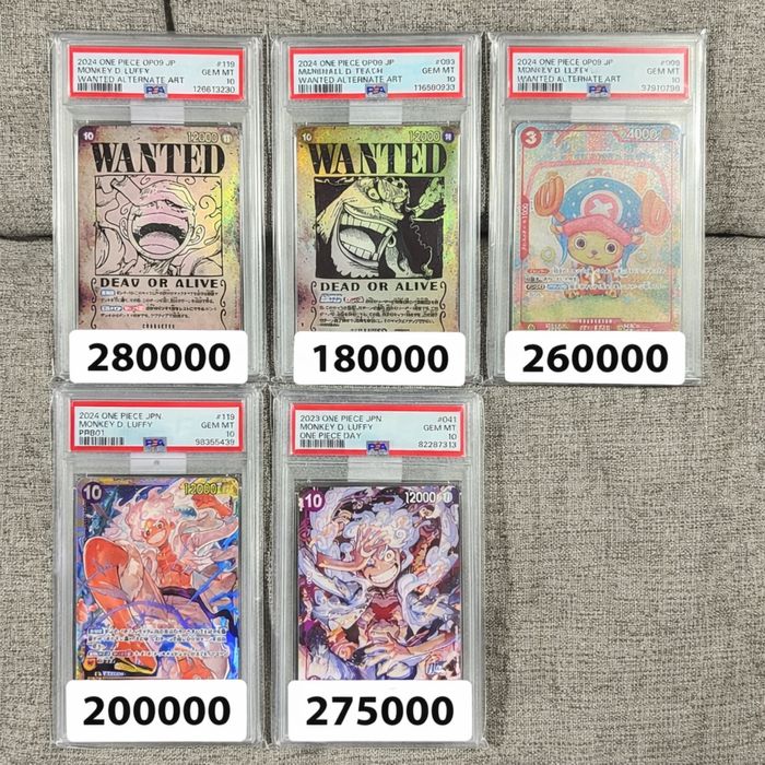 One Piece коллекционный карты