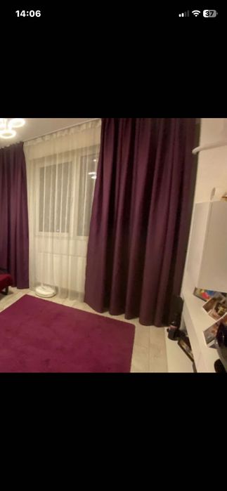 Covoare și draperii mov , în stare foarte bună