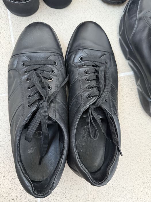 Мужские кожаные ботинки 40.5-41