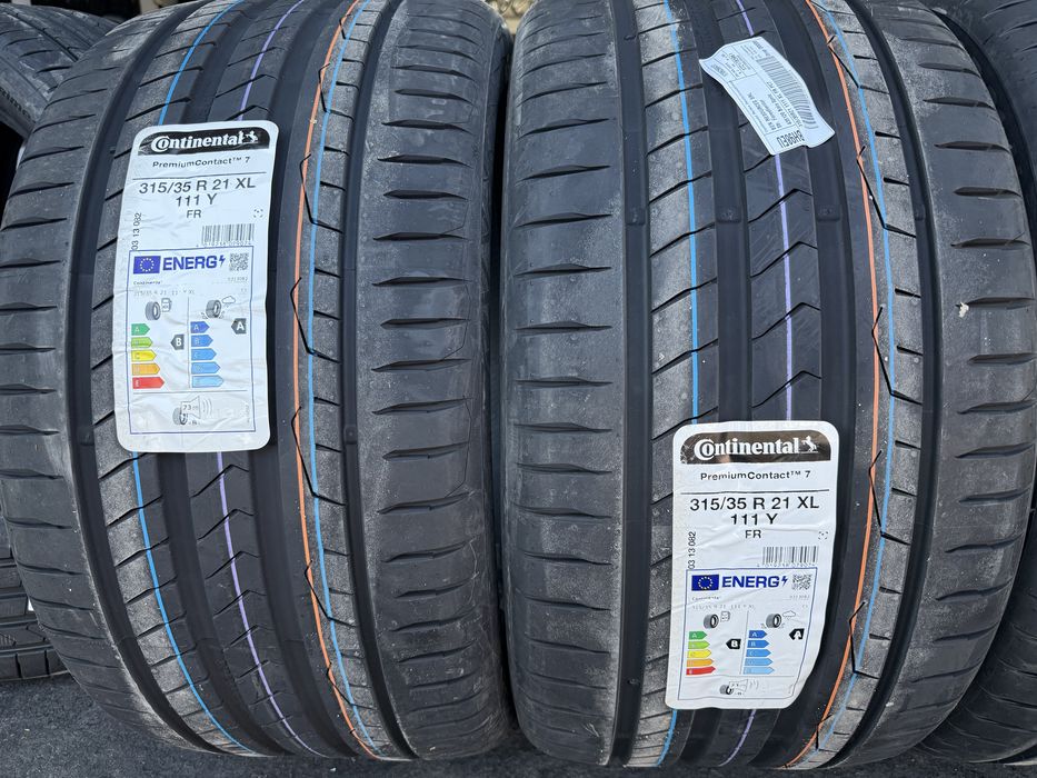 315/35 R21 + 275/40 R21 CONTINENTAL SportContact7 anvelope noi X5 X6