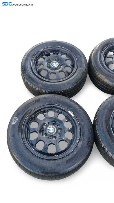 Set 4 Jante Janta Roata Roti Aliaj 205 65 15 R15 BMW Seria 3 E46 1998 - 2005 (1094499, 6.5Jx15 H2) [MX0752]