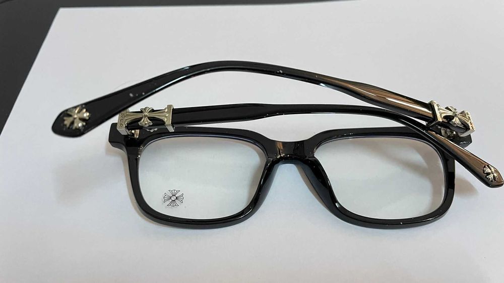 CHROME HEARTS noi, unisex,Negrii cu Argintiu