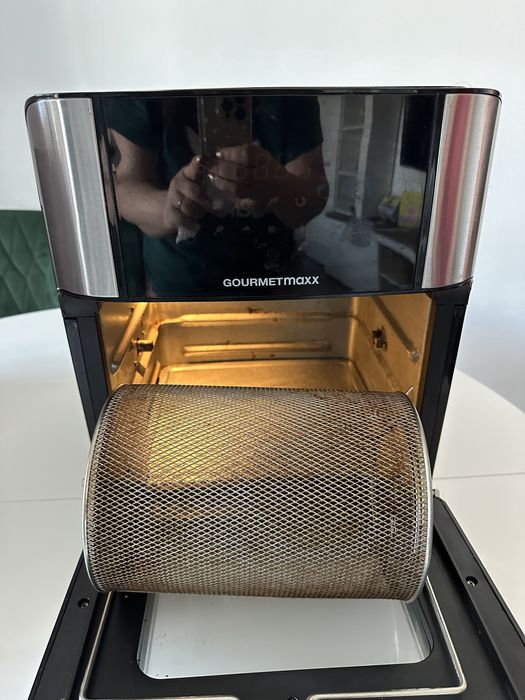 Friteuza cu aer cald GourmetMaxx, Digital, 12 l, Negru