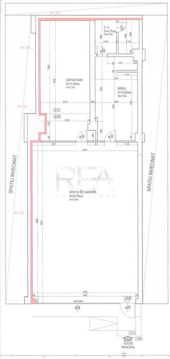 Inchiriere Spatiu Comercial - Sos. Alexandriei 83 mp