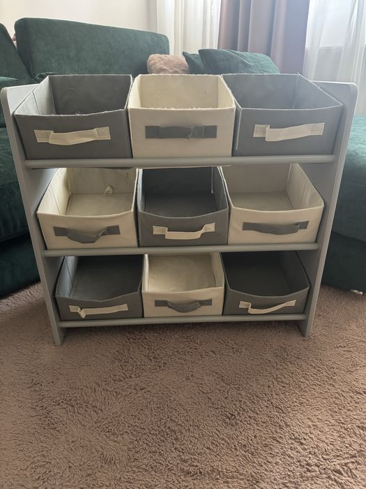 Masa cu 2 scaune si dulap depozitare