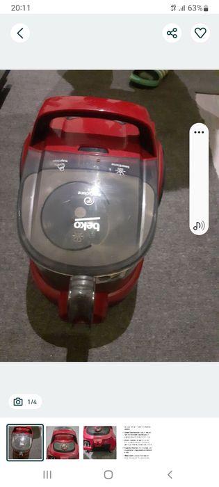 Vând aspirator  beko  .cu  fir