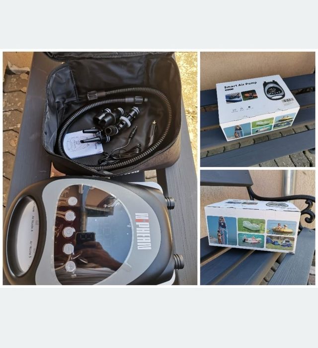 Pompa aer SUP caiac saltea barcă smart geanta plina de accesorii noua