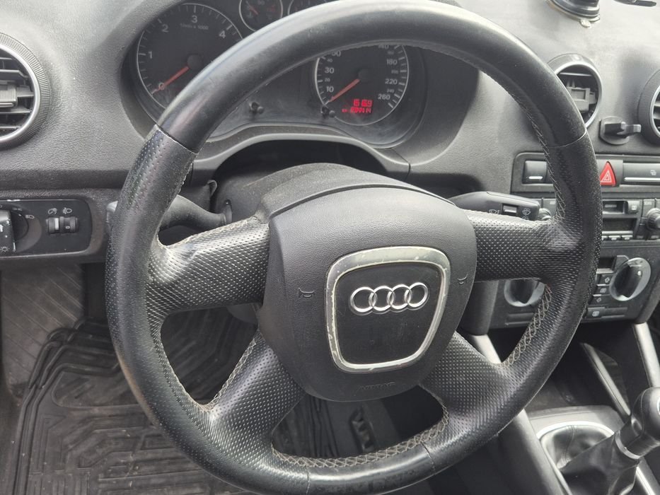 Volan 4 spite piele perforata AUDI A38P / A4 B7