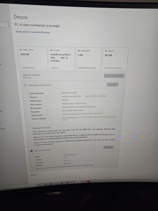 Vand pc  in stare perfecta