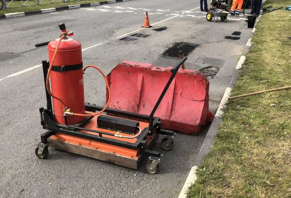 Инфракрасный нагреватель асфальта