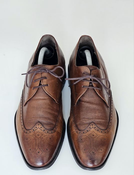 PANTOFI piele MARO 42- DRESS SHOES barbati men elegant lux eveniment