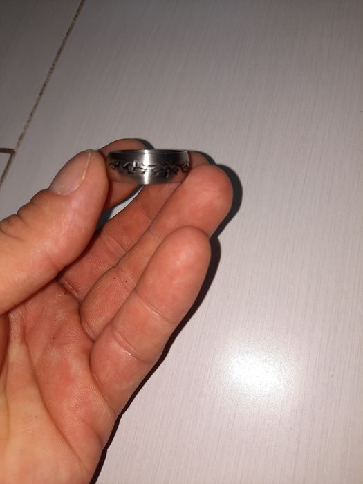 Inel inox  tribal