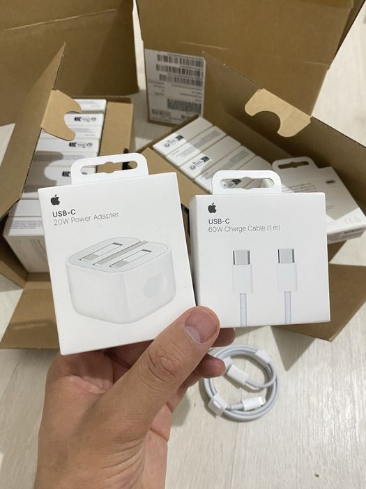 Apple Зарядка 100% Оригинал iPhone Zaryadka iPhone Golovka Адаптер