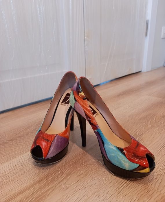 Кожанные туфли, размер 36