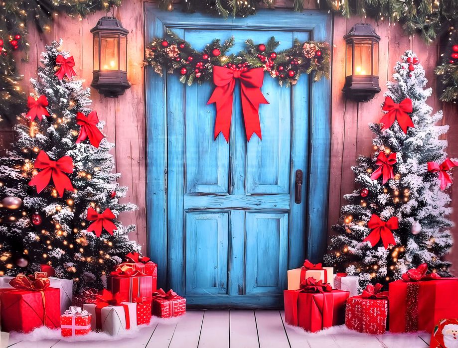 Красиви  новогодишни фонове   с много ярки цветове