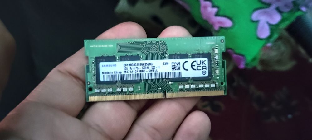 Ozu 8gb notebook uchun samsung