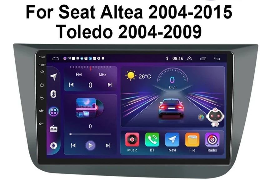 Мултимедия Seat Altea Toledo 4 гб рам 64 гб памет