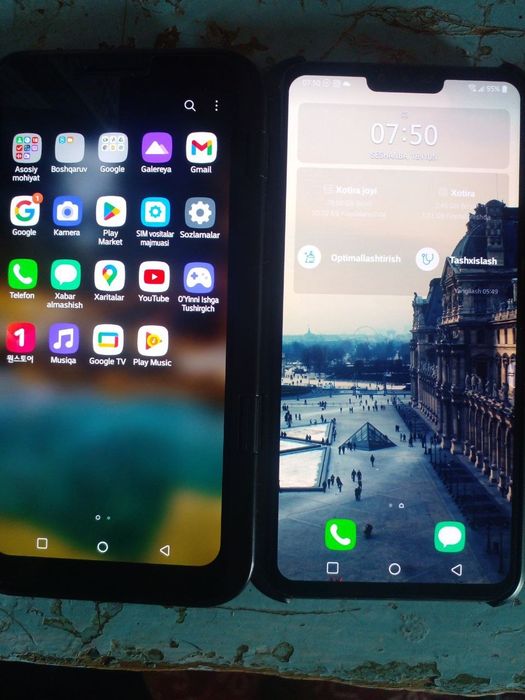 LgV50 Thinq ideal telifon