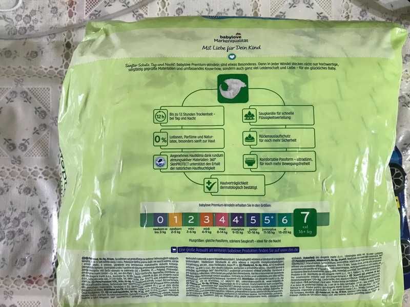 Scutece copii XXL