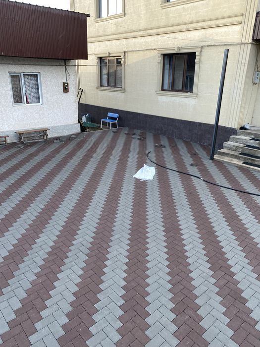 Укладка брусчатки