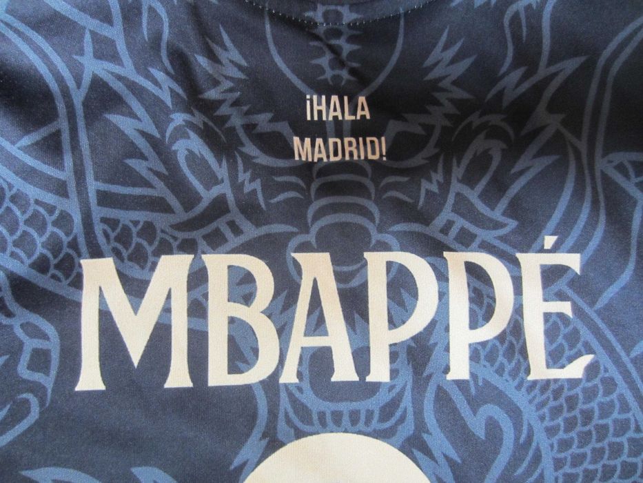 Tricou fotbal copil, MBappe, Real Madrid, masura 104-116, Adidas, ca nou