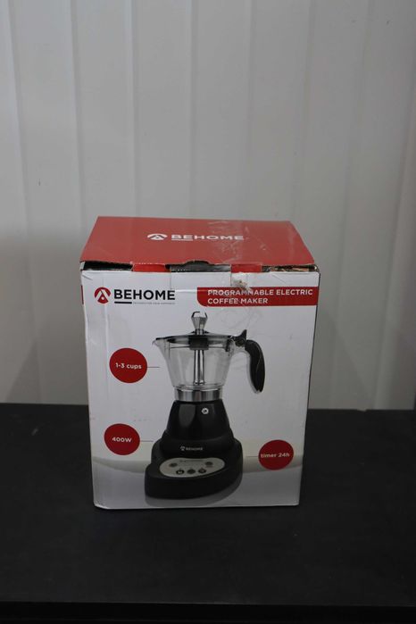Електрическа програмируема кафе машина BEHOME Moka 3 чаши с таймер