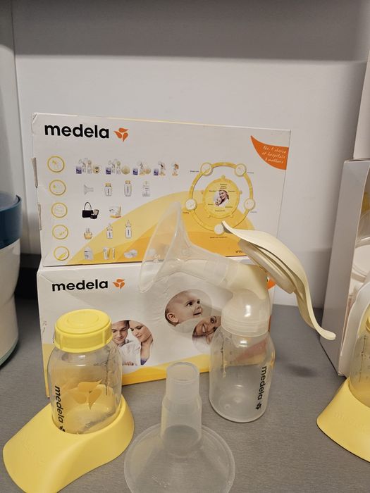 MEDELA Swing Maxi  pompă de sân electrică dubla + pompa manuala