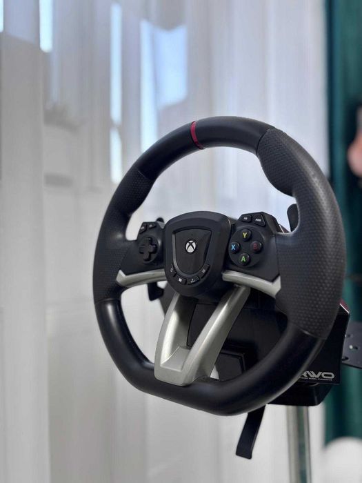 VOLAN GAMING: Volan Hori Overdrive pentru Xbox Series X/S, Xbox One, PC/Gamepad wheel stand pro