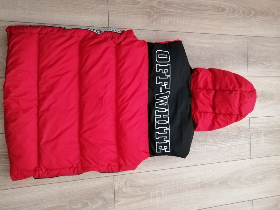 Off-White мъжки елек в червен цвят L XL