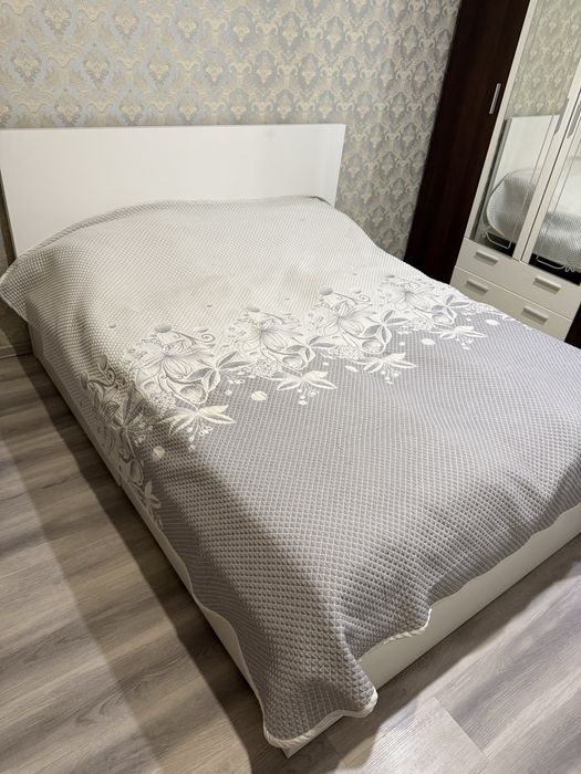 Кровать IKEA MALM + матрас Askona