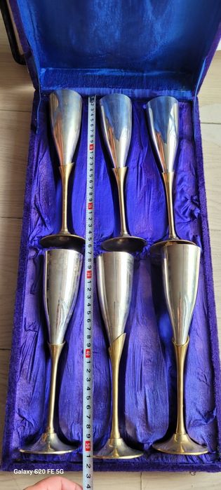 Set pahare Șampanie Argint