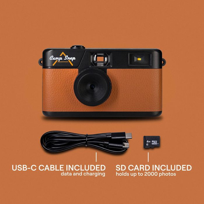 НОВО Цифров фотоапарат Camp Snap Chestnut Brown