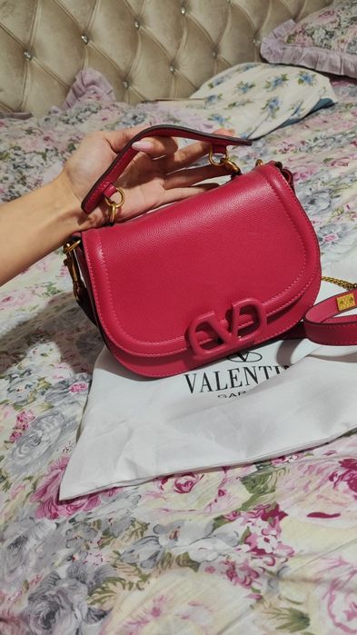 Новая женская сумка малиновая