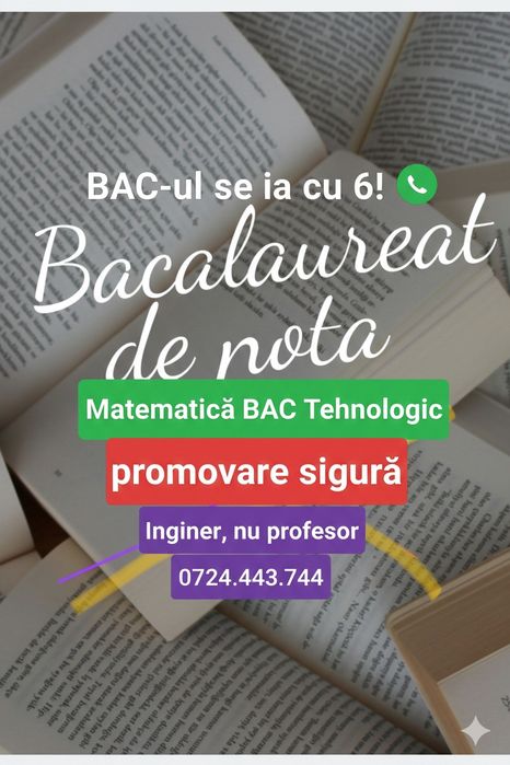 Cadou pt Bac Minim nota 6