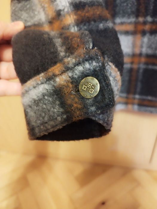 Палтенце с трикотажна качулка за момче / момиче за 8 години