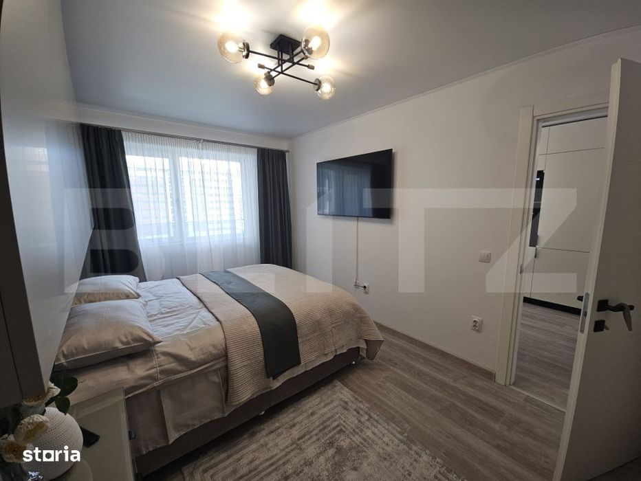 Apartament 2 camere, 44 mp,  mobilat complet, zona Copou