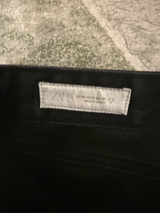 blugi flare, culoare negru