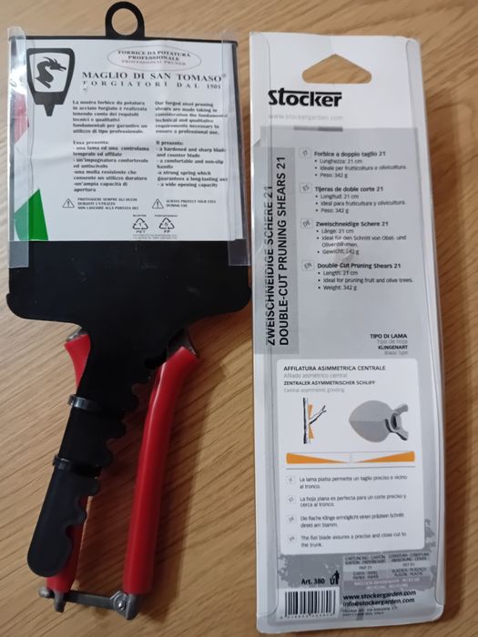 Foarfeca profesionala petru gradina cu tăiș dublu