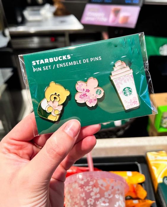 Набор значков Starbucks. Оригинал. Новые!