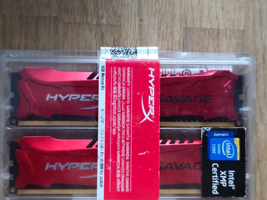 Memorii pc Savage HyperX gaming kit 8Gb noi