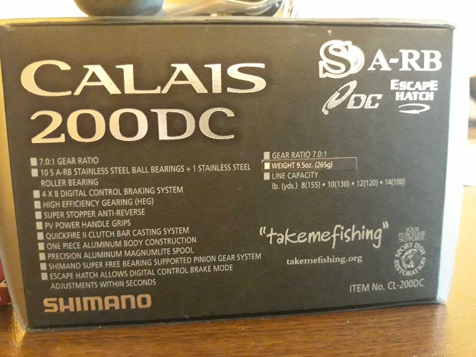 shimano calais 200dc