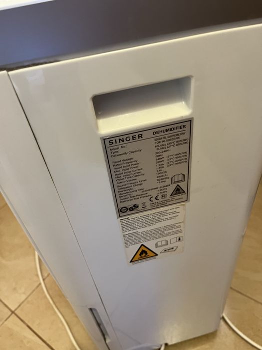 Dezumidificator Singer Supreme Dry 16 L