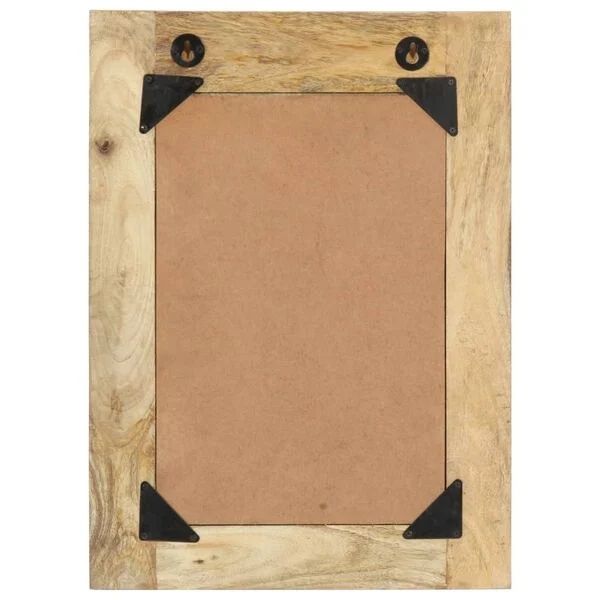 Огледало от масив мангово дърво 40х55см