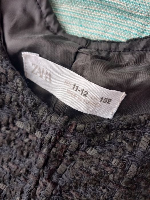 ZARA  Елегантен детски черен гащеризон- рокля.