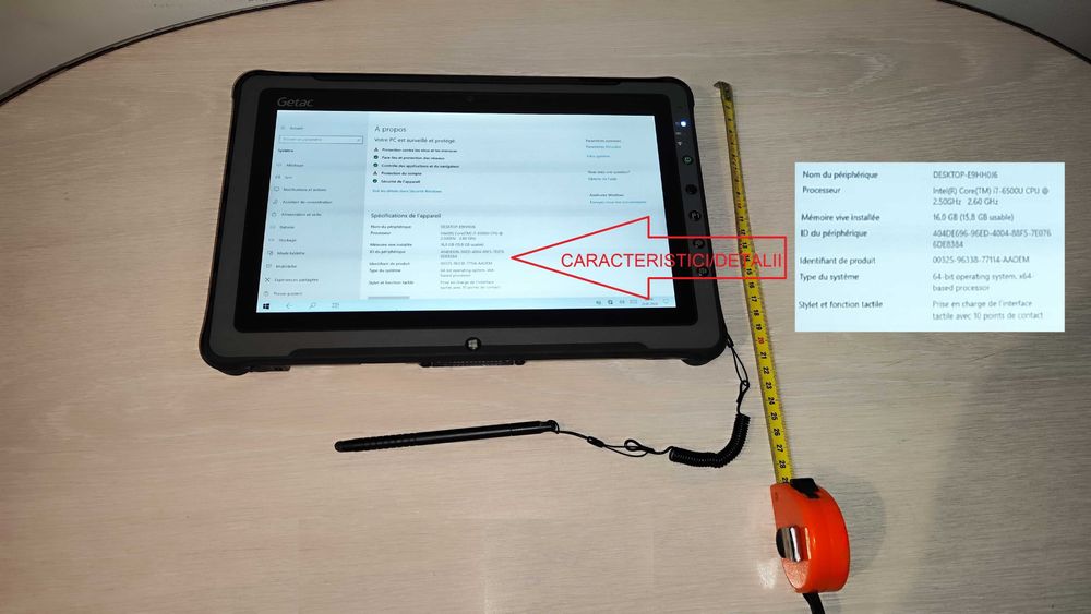 Tester auto DLFY Model 2026 + Tableta Militara GETAC 10.1" Lb Romana