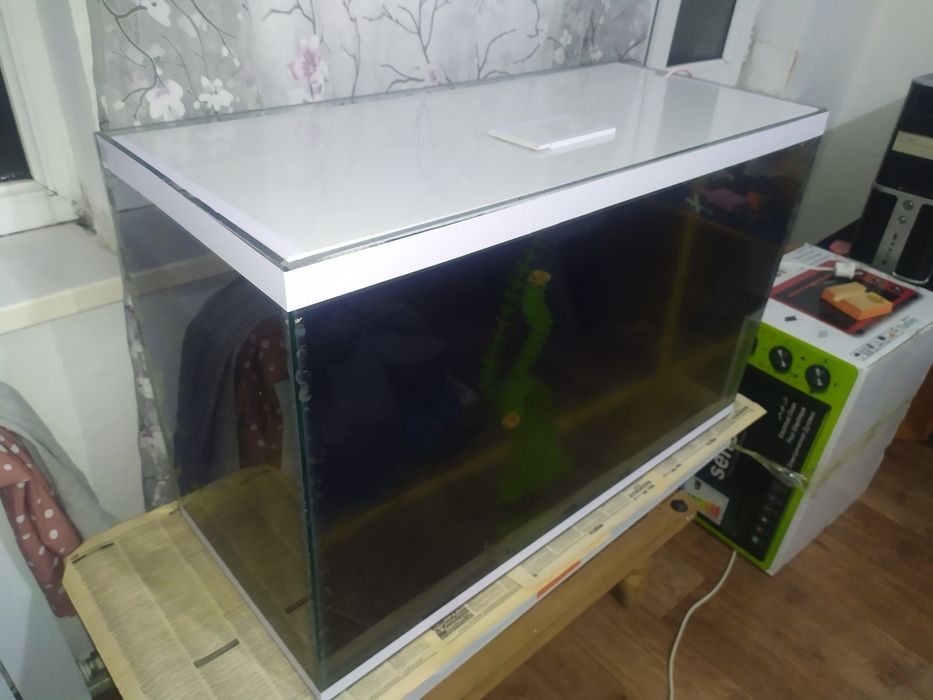 Аквариум 141л + фильтр и рыбки.