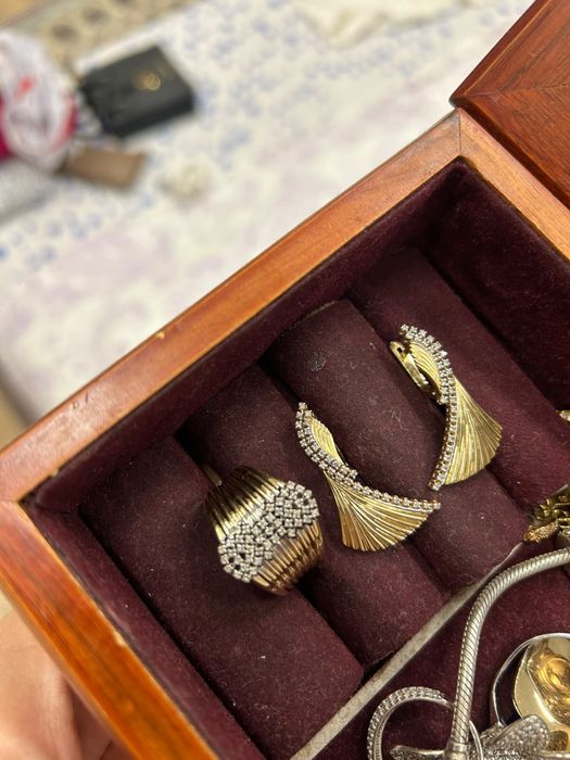 Серьги 6,5 гр Кольцо 5,15 гр