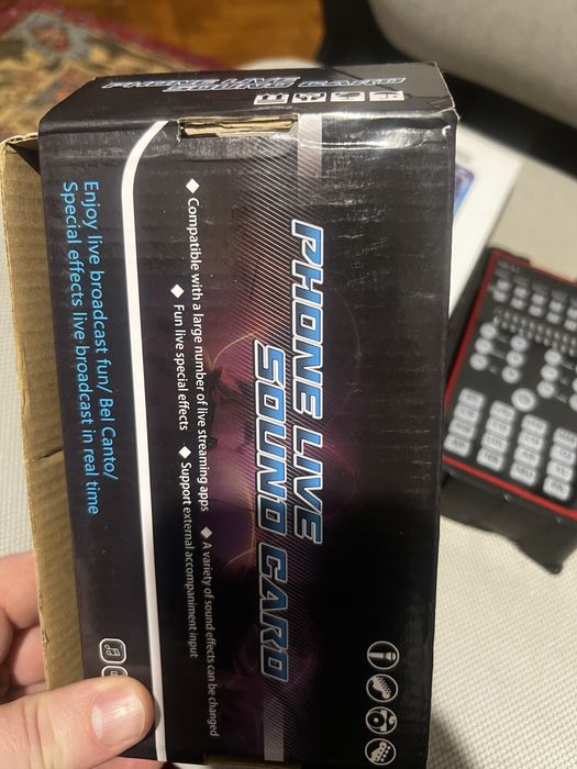 Placă de Sunet Profesională NC-A1 – Live - modificare voce