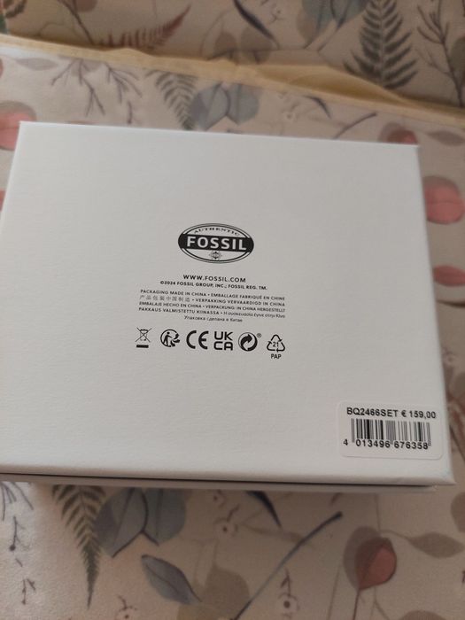 Fossil - Ceas cu o curea intersanjabila, Argintiu